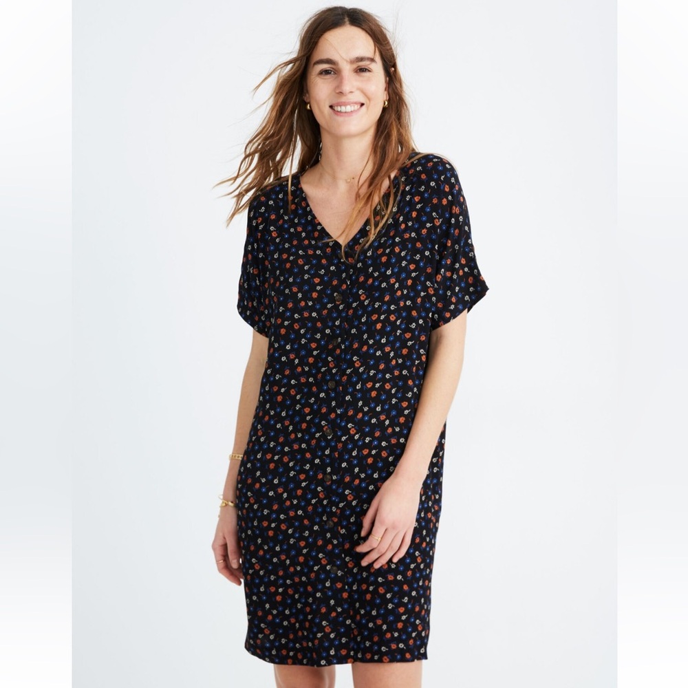 Madewell Button-Front Easy Dress